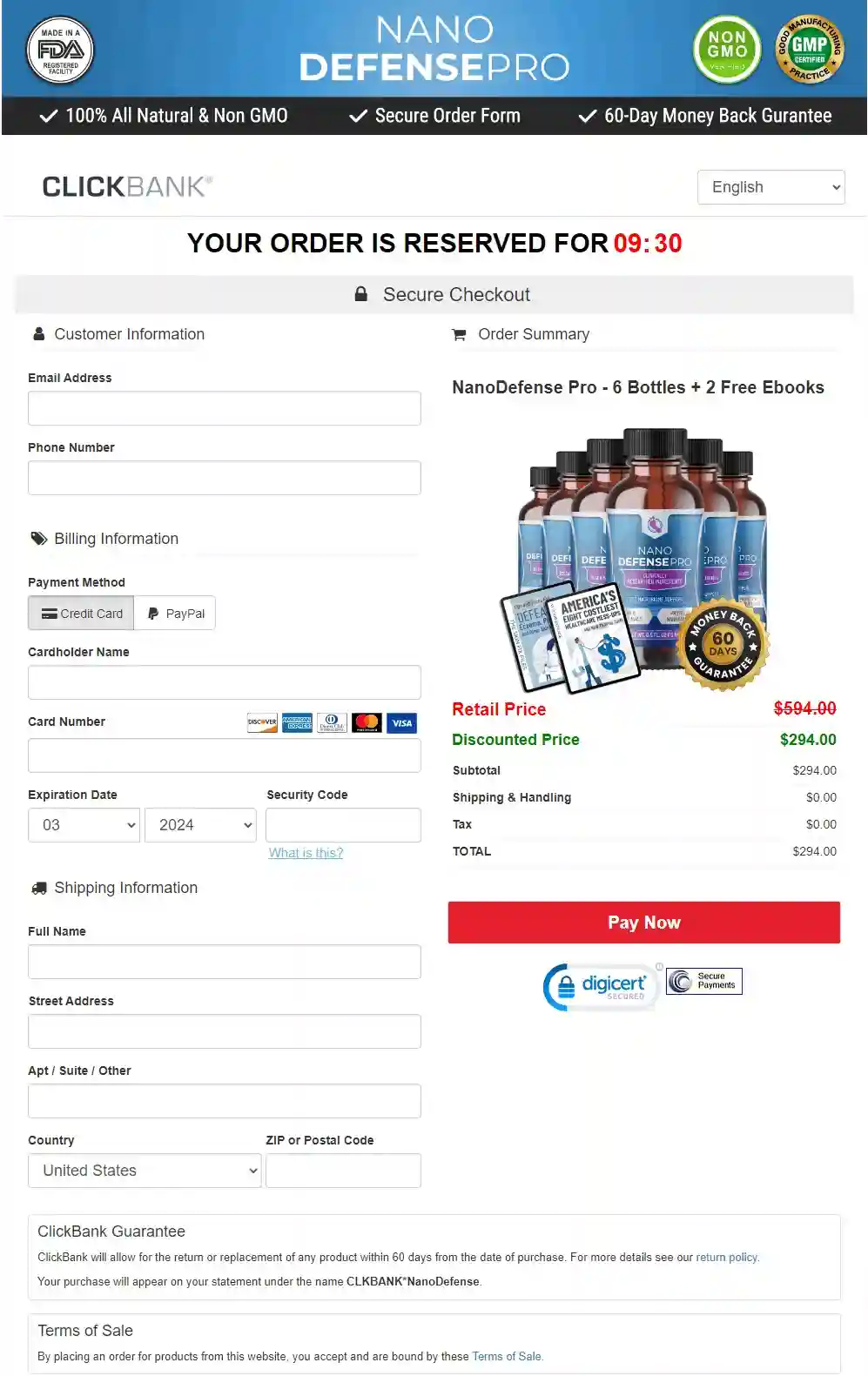 nanodefense pro buy